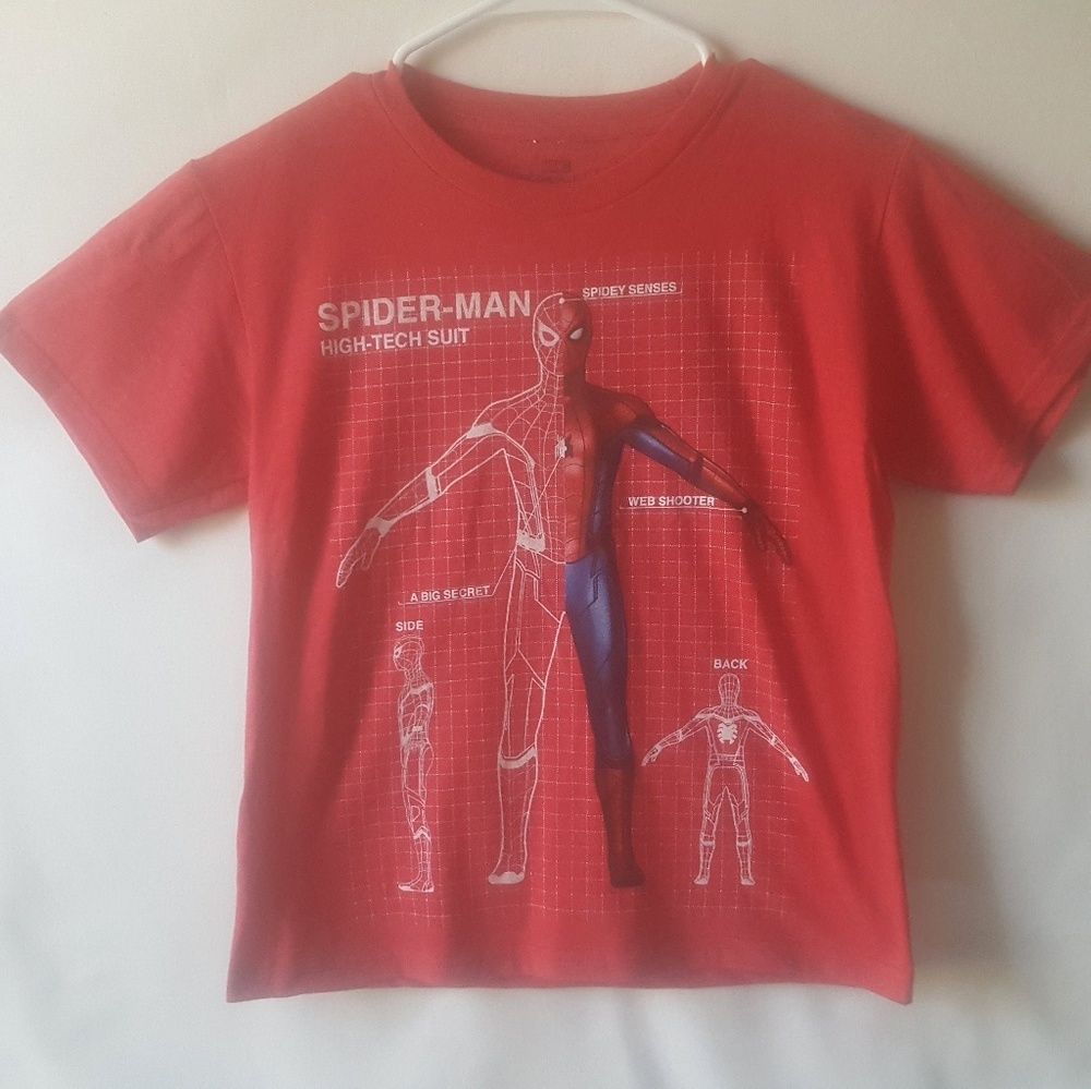 Spider-Man boys red short sleeve t-shirt